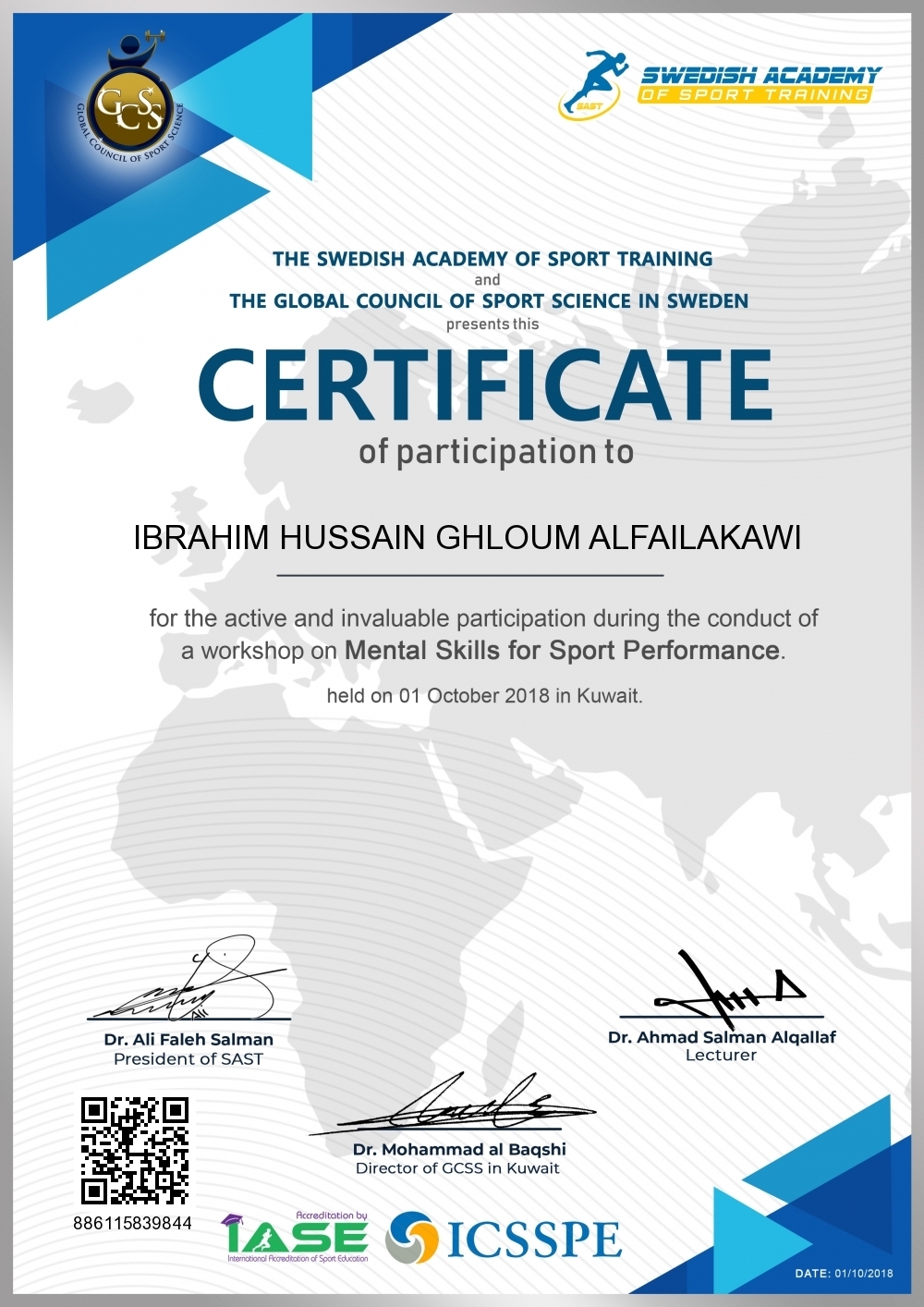 IBRAHIM HUSSAIN GHLOUM ALFAILAKAWI  